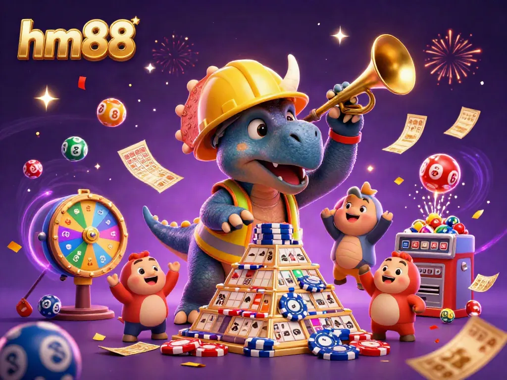 Experience thrilling gameplay and casino vibes at hm88, featuring dynamic characters and lively game elements.