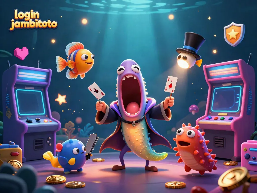 Experience the magic of login jambitoto with a deep-sea circus featuring lively eel card tricks.
