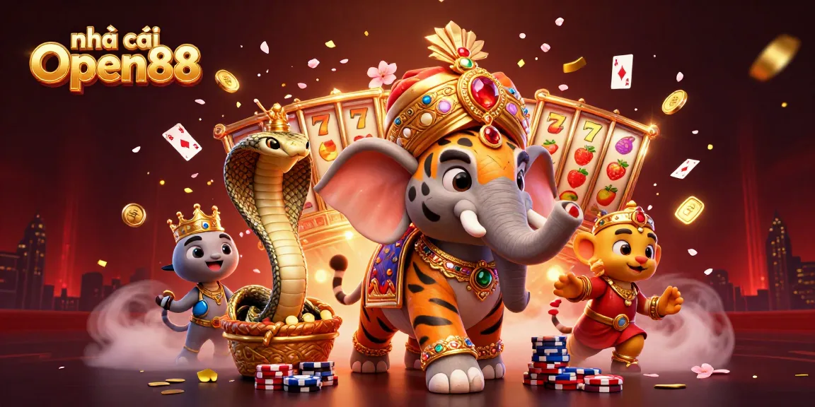 Experience thrilling gameplay with nhà cái Open88 featuring a vibrant 3D casino scene full of excitement.