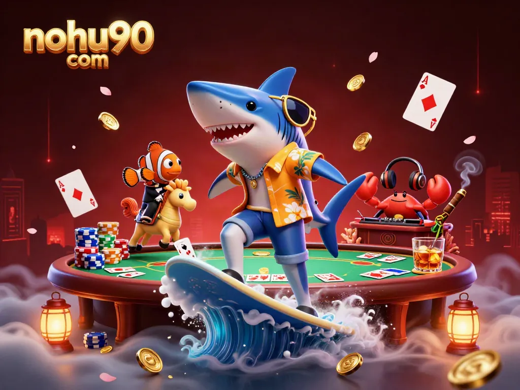 Experience exciting gaming with nohu90 com featuring vibrant casino scenes filled with action.