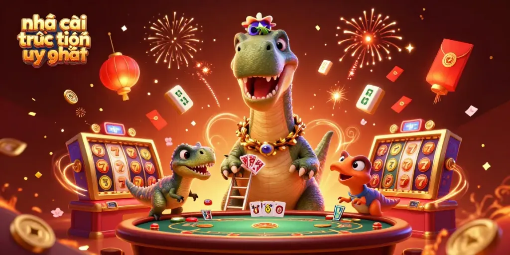 Engage in lively bets at nhà cái trực tuyến uy tín with dynamic 3D casino elements and cheerful characters.