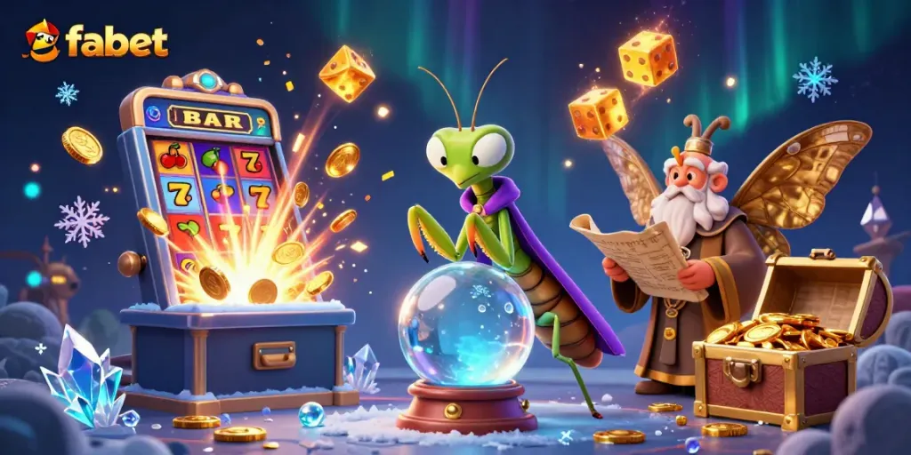 Experience the excitement of fabet with vibrant slots and casino magic in a dazzling scene.