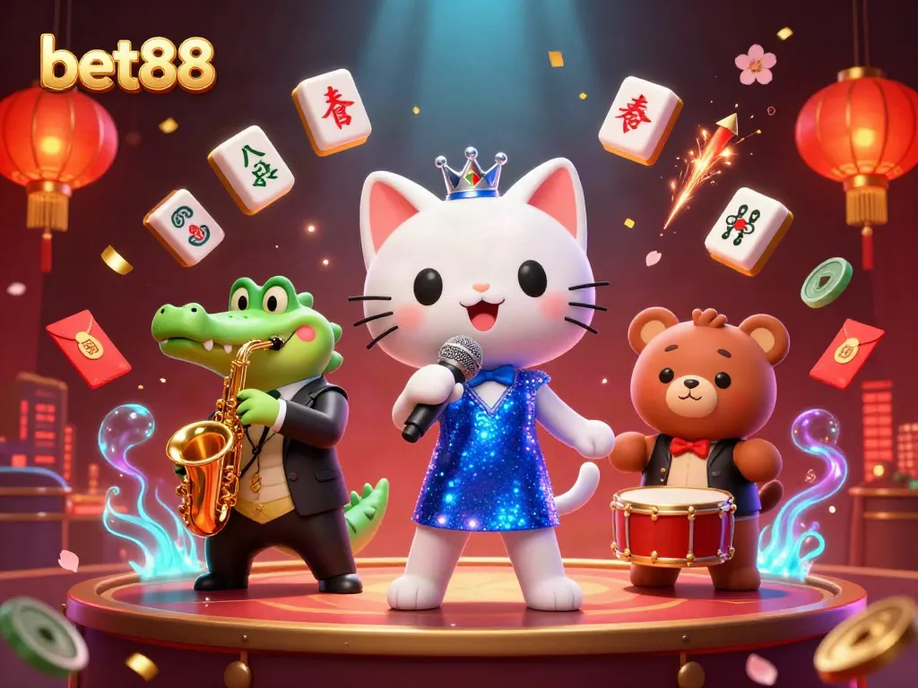 Enjoy the vibrant bet88 casino atmosphere with lively characters and dynamic game elements.