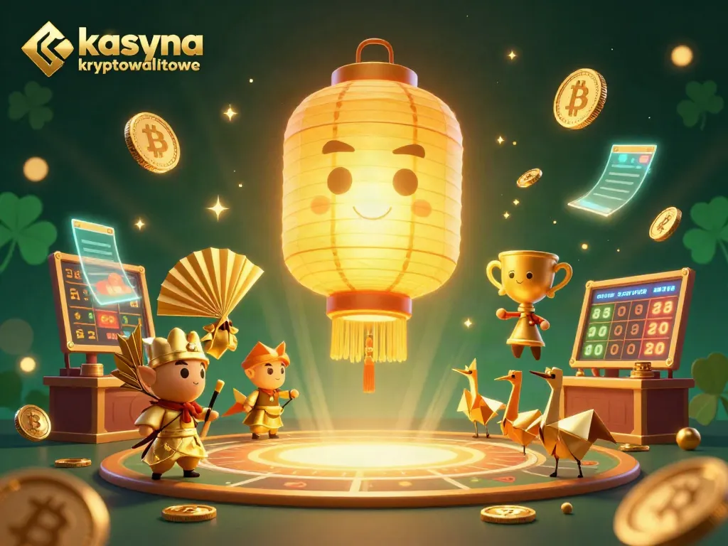 Engage in kasyna kryptowalutowe with vibrant 3D crypto-themed casino illustration and golden winning elements.