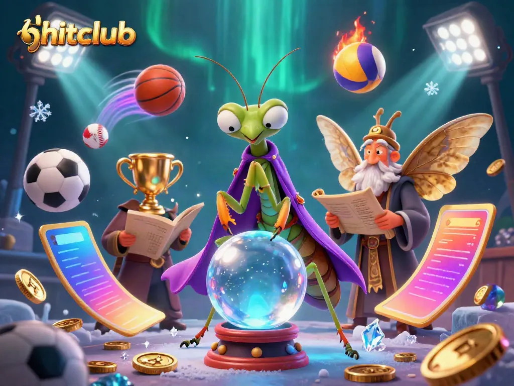 Experience the magic of hitclub with dynamic 3D characters and vibrant casino elements.